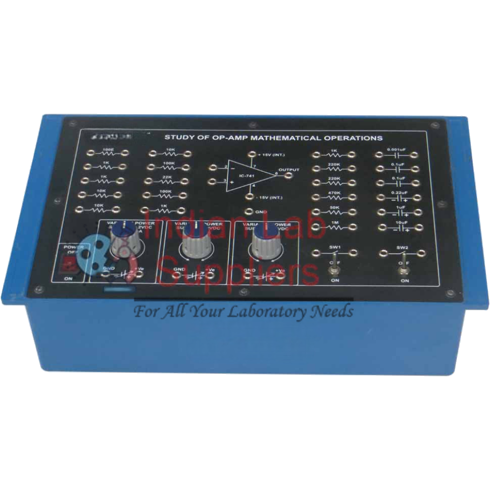 Study of OP-AMP Mathematical Operations with power supply